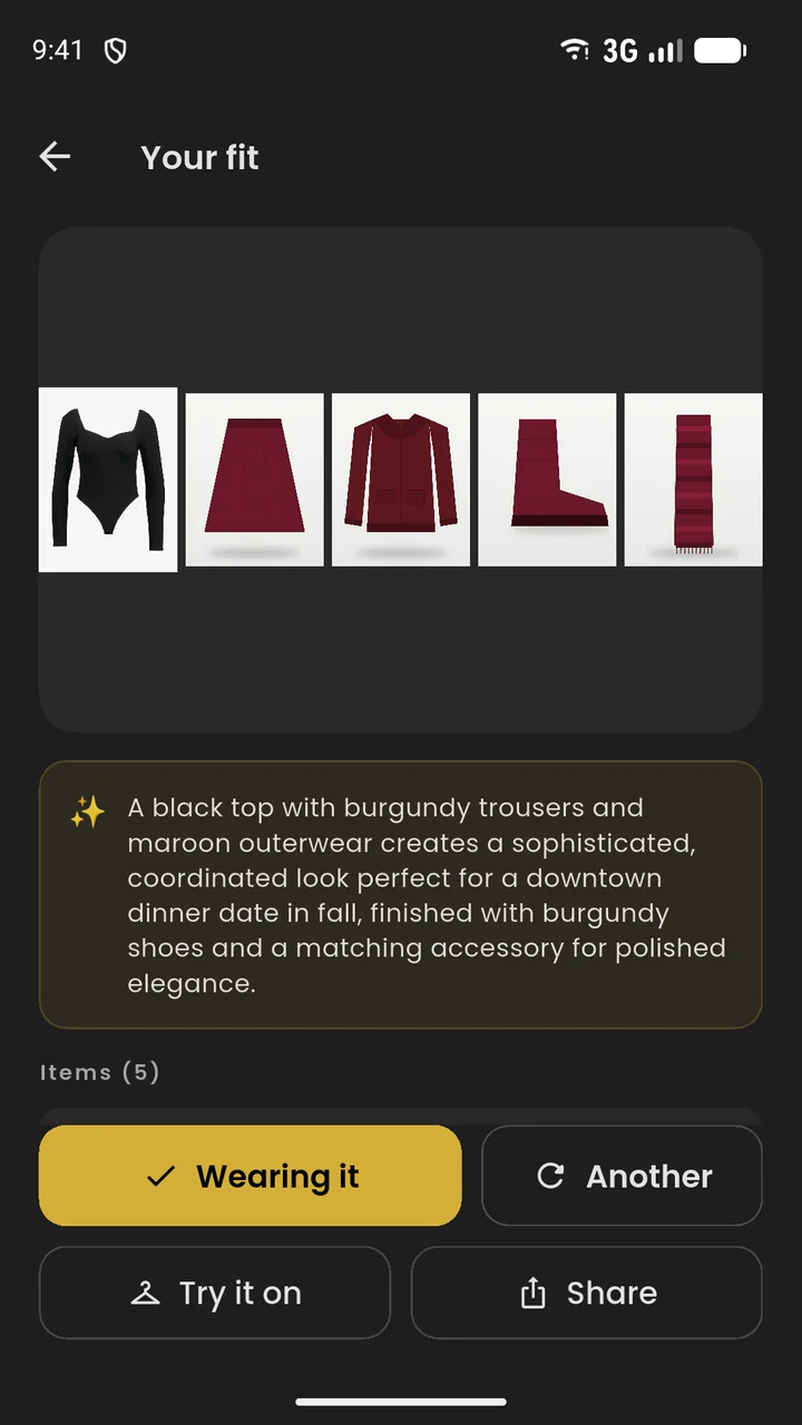 Android: Mira's fit with a short reason